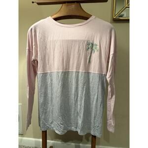 Lilly Pulitzer Long Sleeve Tee Pink XS Palm Beach